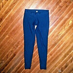 BLOCH Leggings Navy Women Size Small Fitness Activewear Dance
